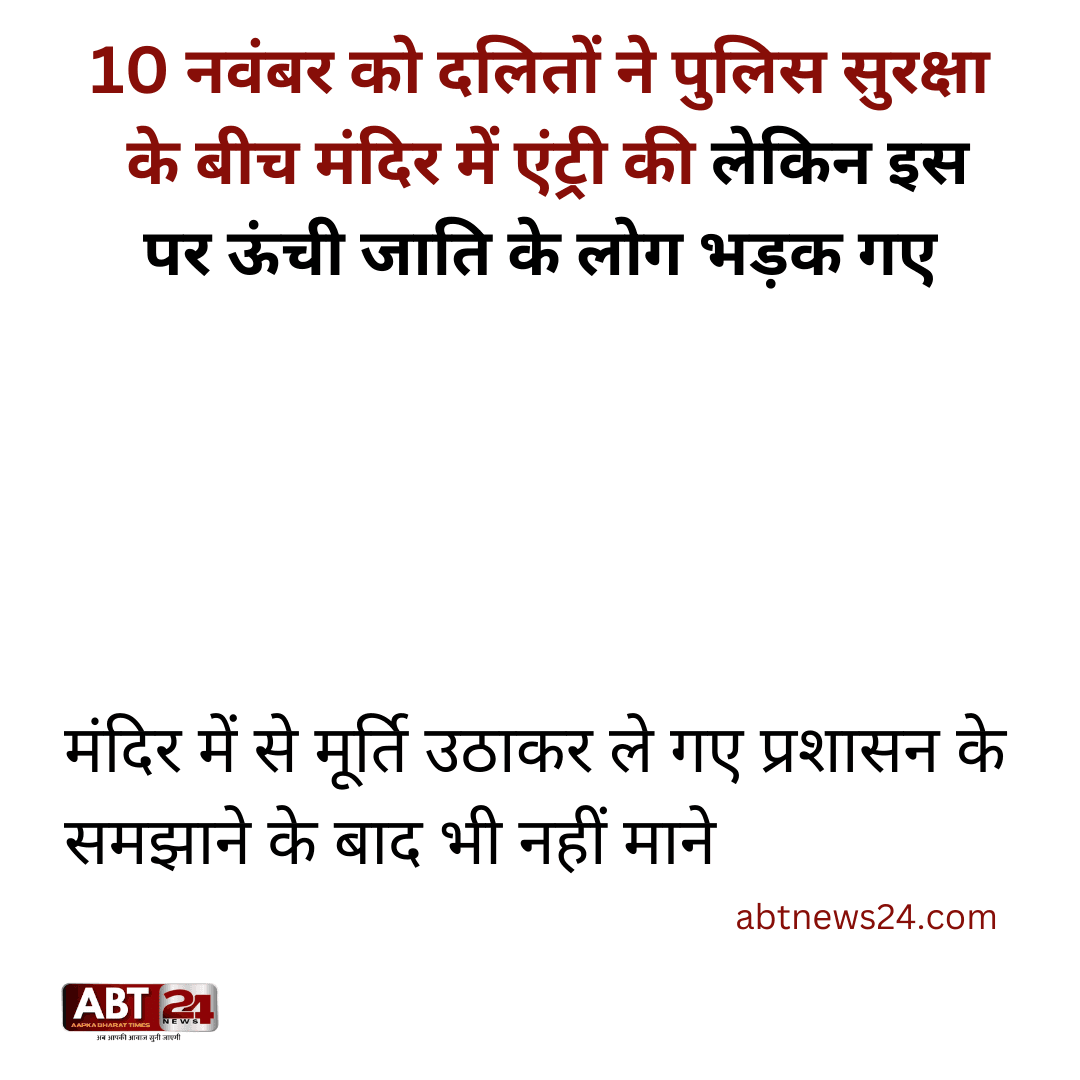 कर्नाटक में दलितों के मंदिर में प्रवेश से