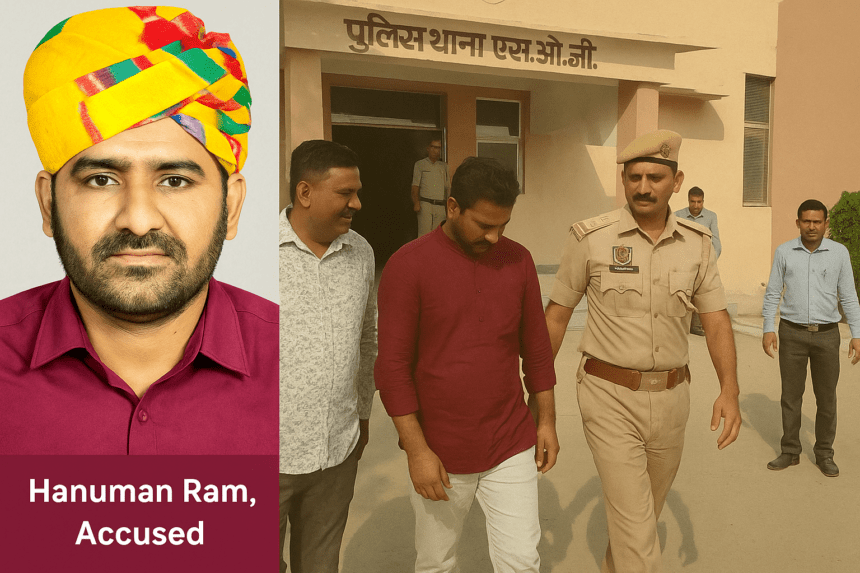 SDM Hanumanram Arrested,ras exam scam SI Bharti Paper Leak Update : RAS हनुमानराम पूछताछ के बाद गिरफ्तार। RAS Hanuman Ram। Rajasthan News