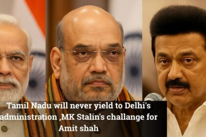 tamil nadu,Narendra Modi Prime Minister of India, M K Stalin,Amit Shah Minister of Home Affairs of India ,#TamilNadu Chief Minister #MKStalin has strongly criticized the central government, asserting that the state will not submit to #NewDelhi's authority. He challenged #AmitShah's ambition to form a government in Tamil Nadu in 2026, emphasising that tactics like party poaching and raids will not succeed there.
